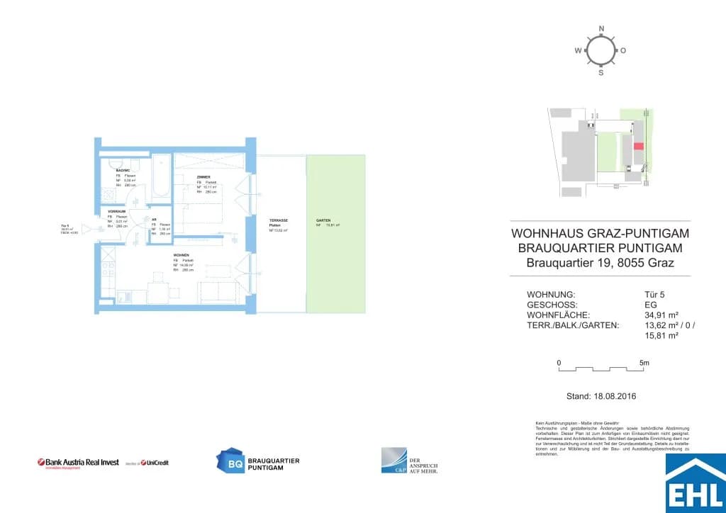 2-Zimmer-Wohnung mieten in Graz – 34,72 m², € 638 – Bild 8 von 8