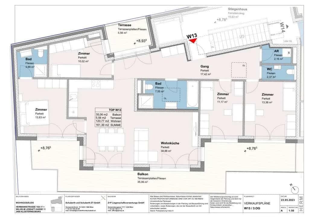 5-Zimmer-Wohnung kaufen in Tulln – 120,77 m², € 960.000 – Bild 28 von 28