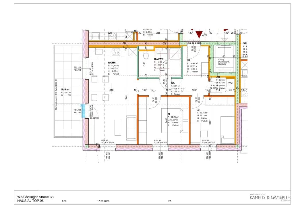 3-Zimmer-Wohnung kaufen in Graz – 64,71 m², € 382.346 – Bild 6 von 6