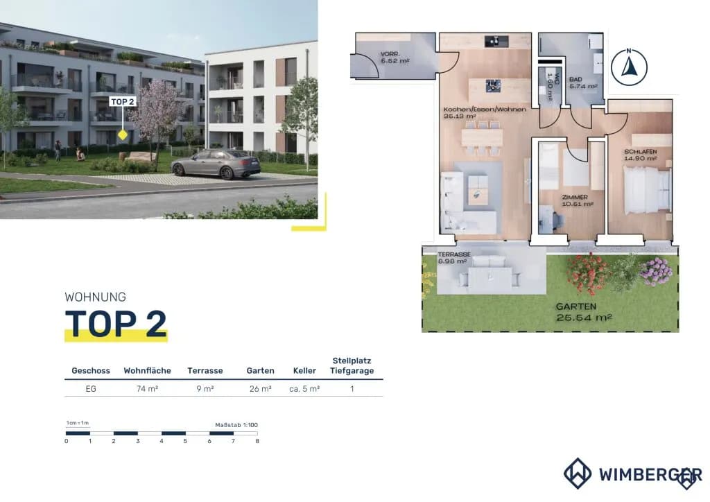 3-Zimmer-Wohnung kaufen in Vöcklabruck – 74 m², € 298.700 – Bild 14 von 14