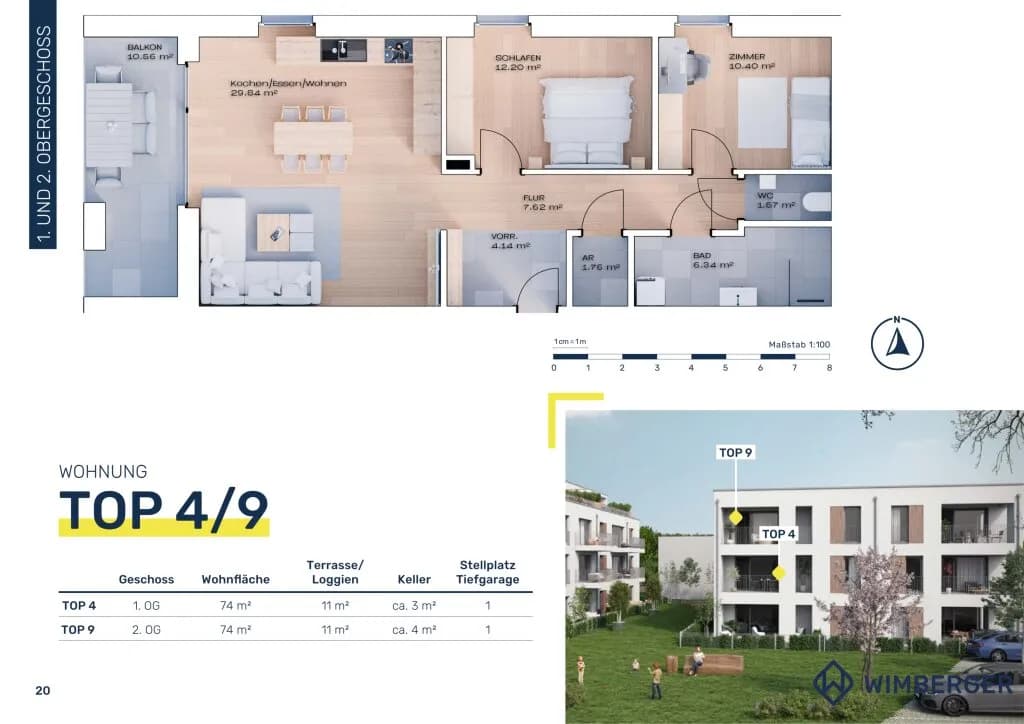 3-Zimmer-Wohnung kaufen in Vöcklabruck – 74 m², € 322.300 – Bild 12 von 12