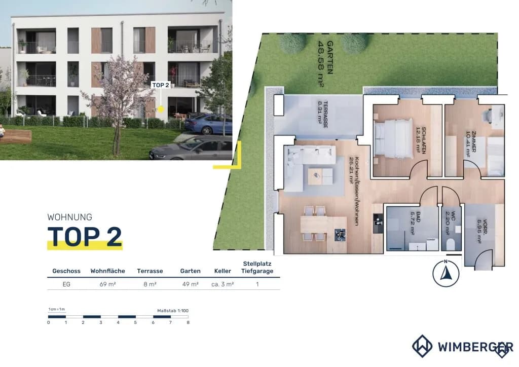 3-Zimmer-Wohnung kaufen in Vöcklabruck – 69 m², € 297.000 – Bild 12 von 12