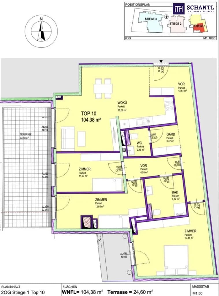 4-Zimmer-Wohnung kaufen in Gänserndorf – 93,89 m², € 539.000 – Bild 15 von 15