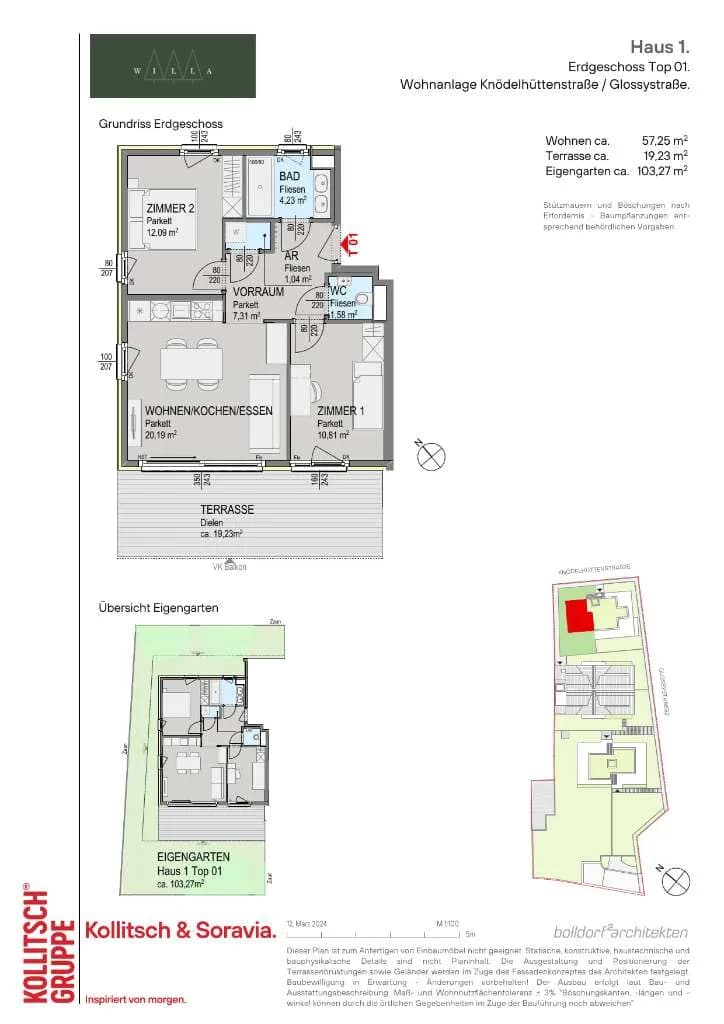 3-Zimmer-Wohnung kaufen in Wien – 57,25 m², € 549.000 – Bild 9 von 10