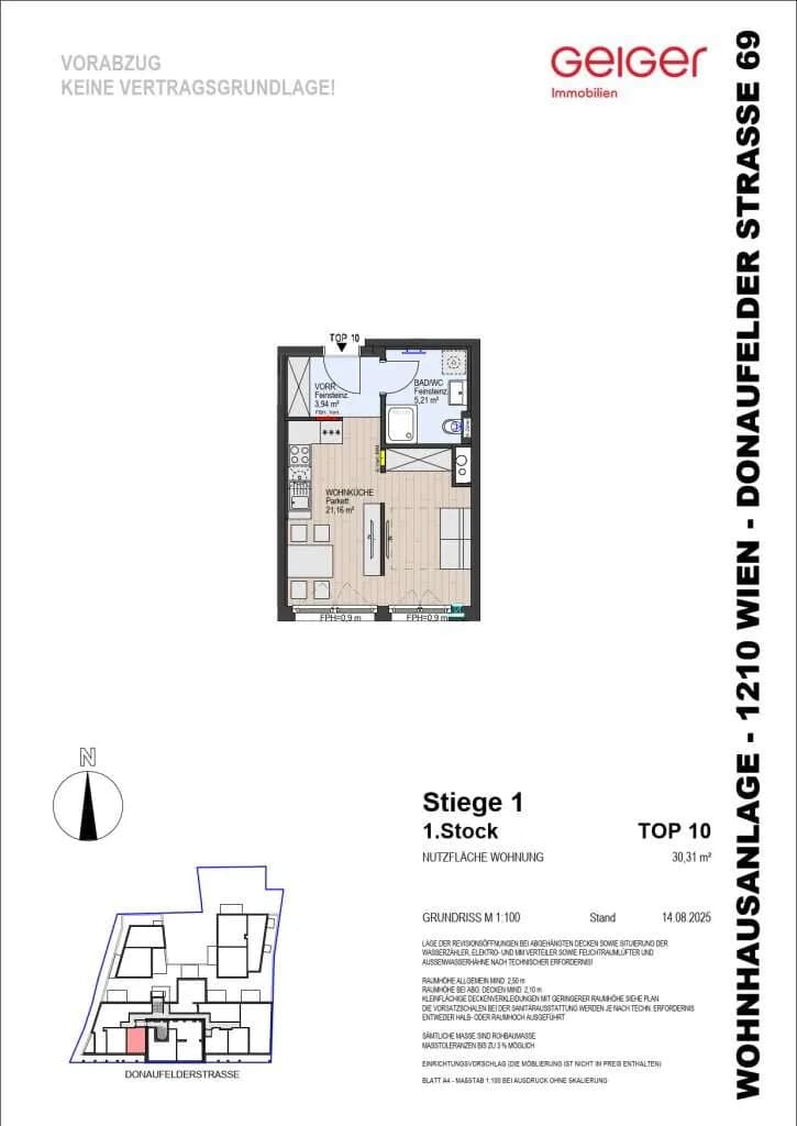 1-Zimmer-Wohnung kaufen in Wien – 30,31 m², € 197.000 – Bild 2 von 11