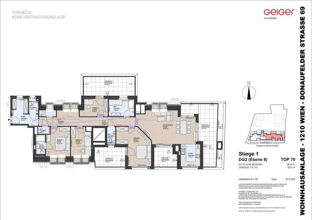 4-Zimmer-Wohnung kaufen in Wien – 146,57 m², € 1.191.000 – Bild 2 von 12