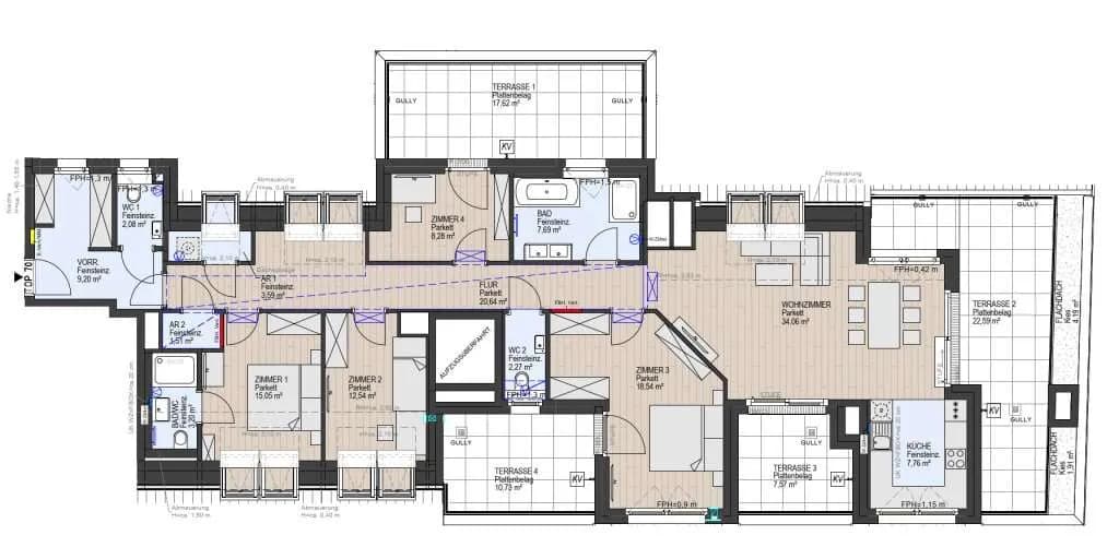 4-Zimmer-Wohnung kaufen in Wien – 146,57 m², € 1.191.000 – Bild 3 von 12
