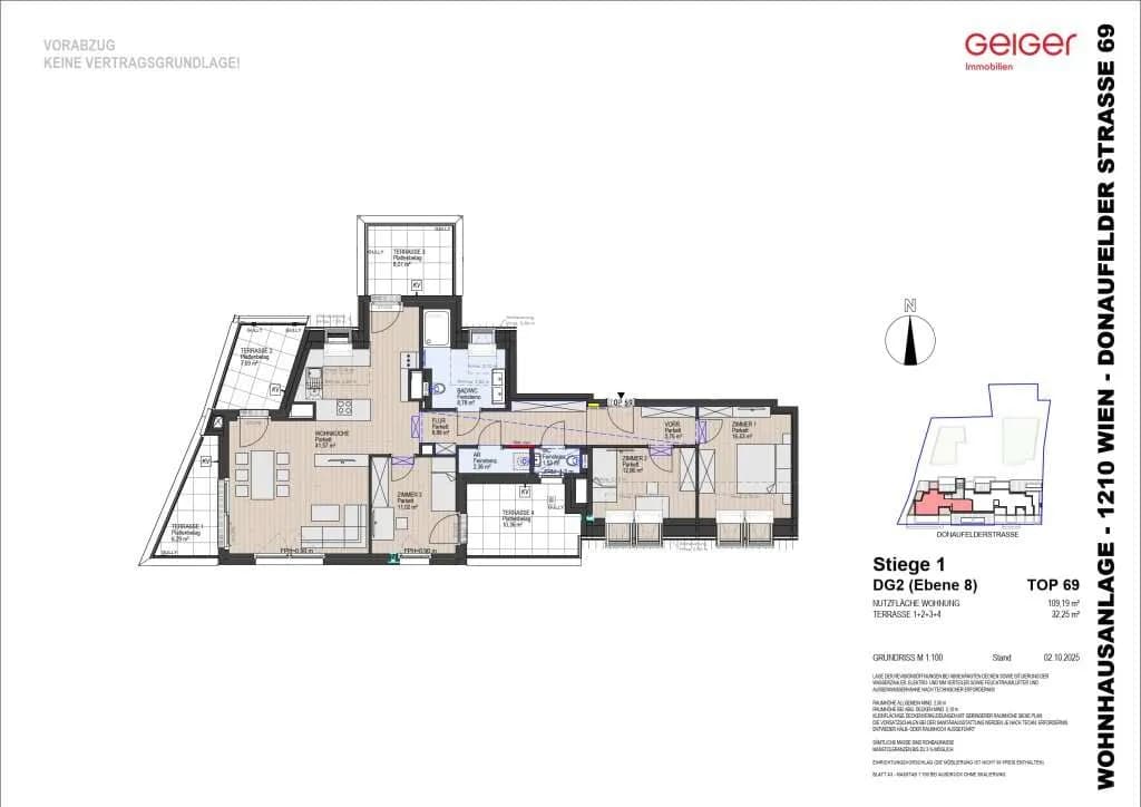 4-Zimmer-Wohnung kaufen in Wien – 109,19 m², € 862.000 – Bild 2 von 11