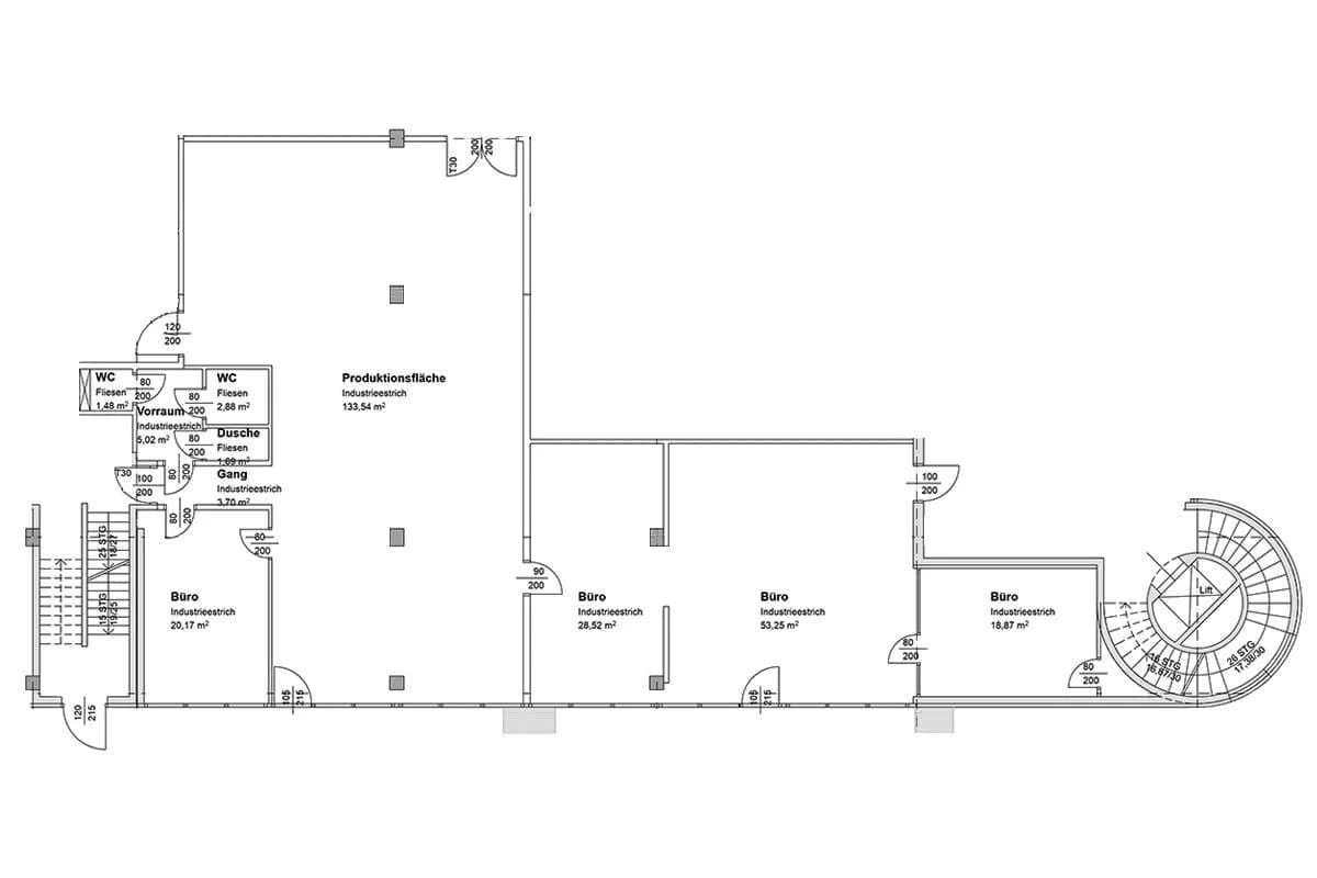 Gewerbeimmobilie mieten in Salzburg Stadt – 276 m², € 3.494 – Bild 20 von 21