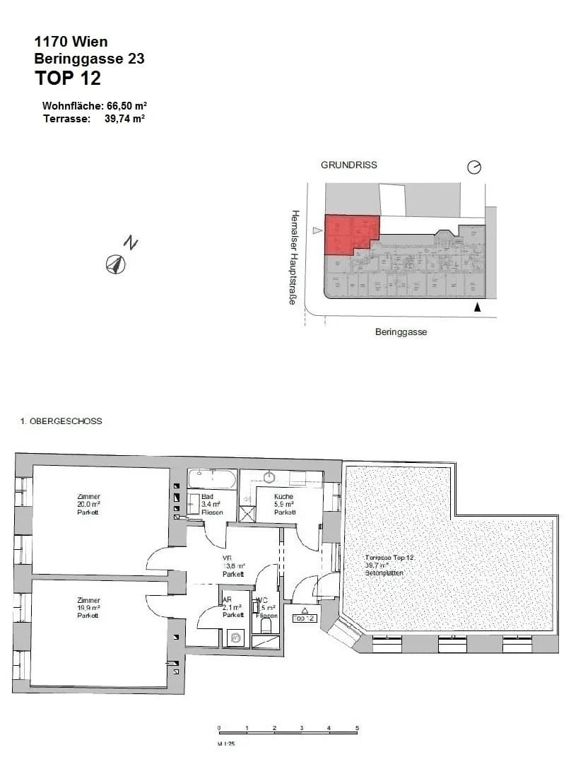 2-Zimmer-Wohnung kaufen in Wien – 66,5 m², € 299.000 – Bild 14 von 15