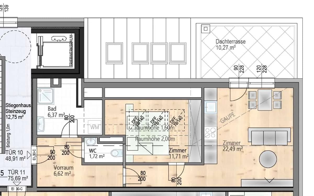 2-Zimmer-Wohnung kaufen in Wien – 48,91 m², € 315.000 – Bild 2 von 24