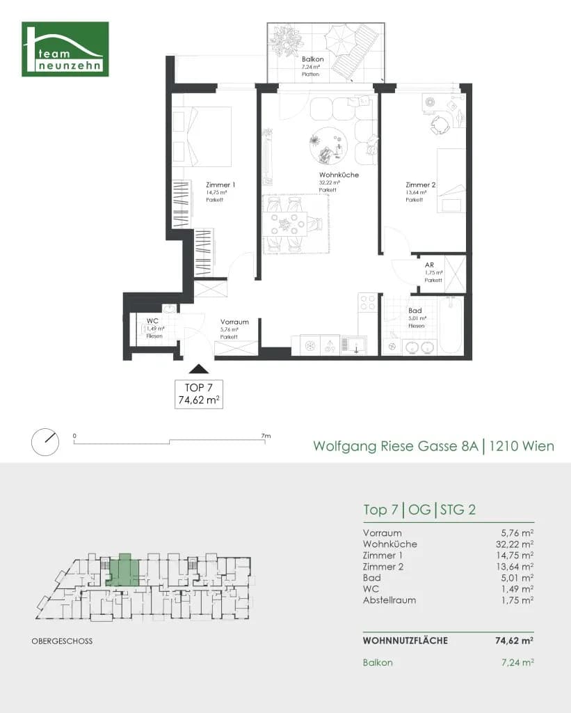 3-Zimmer-Wohnung kaufen in Wien – 74,62 m², € 449.000 – Bild 20 von 20