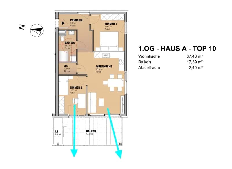 3-Zimmer-Wohnung kaufen in Villach – 65,67 m², € 895.000 – Bild 12 von 18