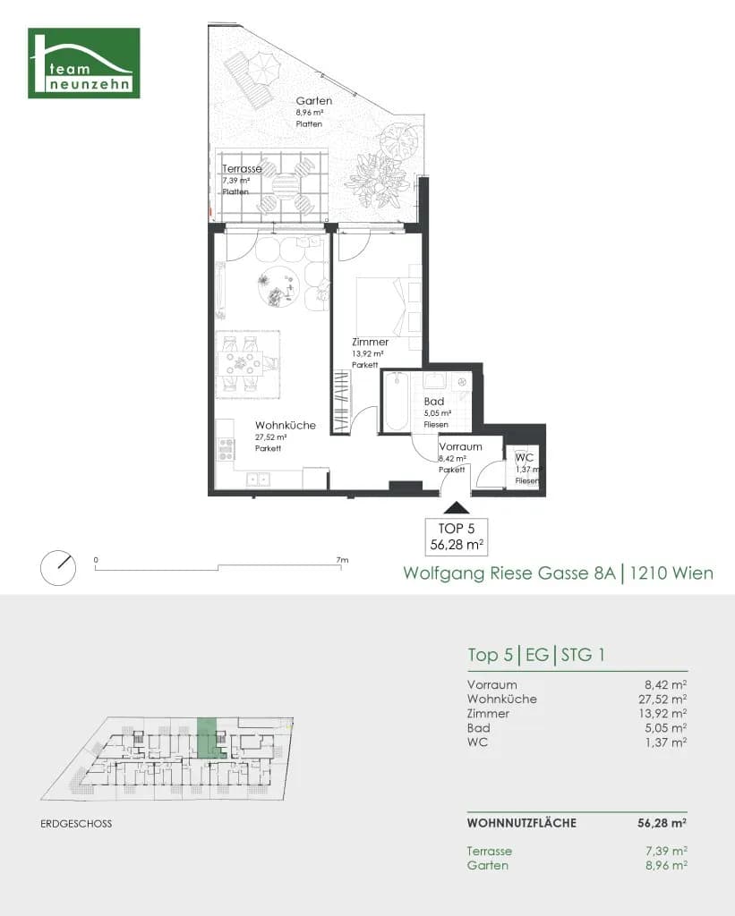 2-Zimmer-Wohnung kaufen in Wien – 56,28 m², € 329.000 – Bild 21 von 21