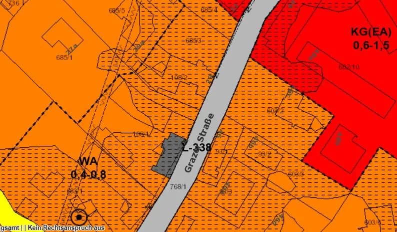 Grundstück kaufen in Graz – 960 m², € 600.000 – Bild 2 von 2