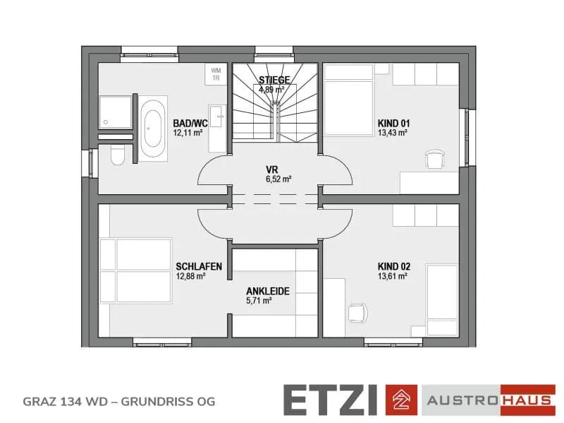 5-Zimmer-Haus kaufen in Steyr-Land – 126 m², € 410.480 – Bild 6 von 24