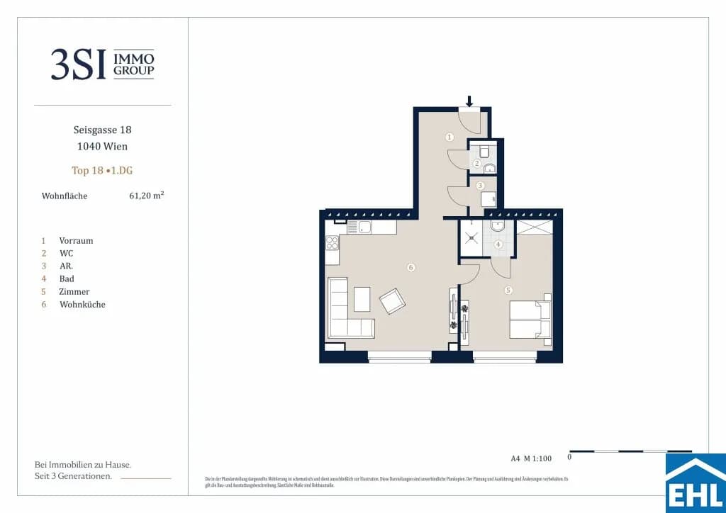 2-Zimmer-Wohnung kaufen in Wien – 61,2 m², € 590.000 – Bild 14 von 14