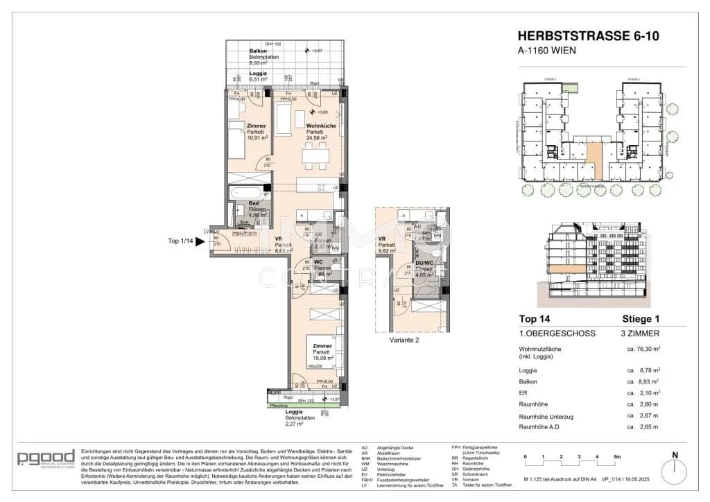 3-Zimmer-Wohnung kaufen in Wien – 67,52 m², € 510.800 – Bild 12 von 12