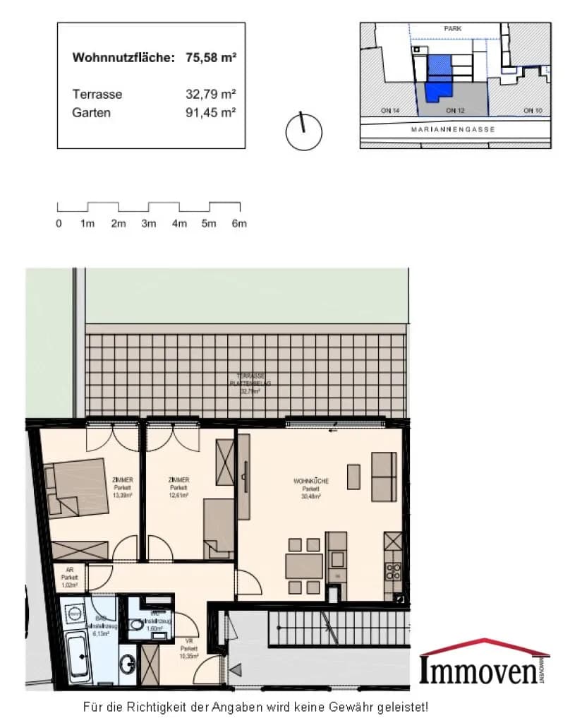 3-Zimmer-Wohnung mieten in Wien – 76 m², € 1.979 – Bild 17 von 17