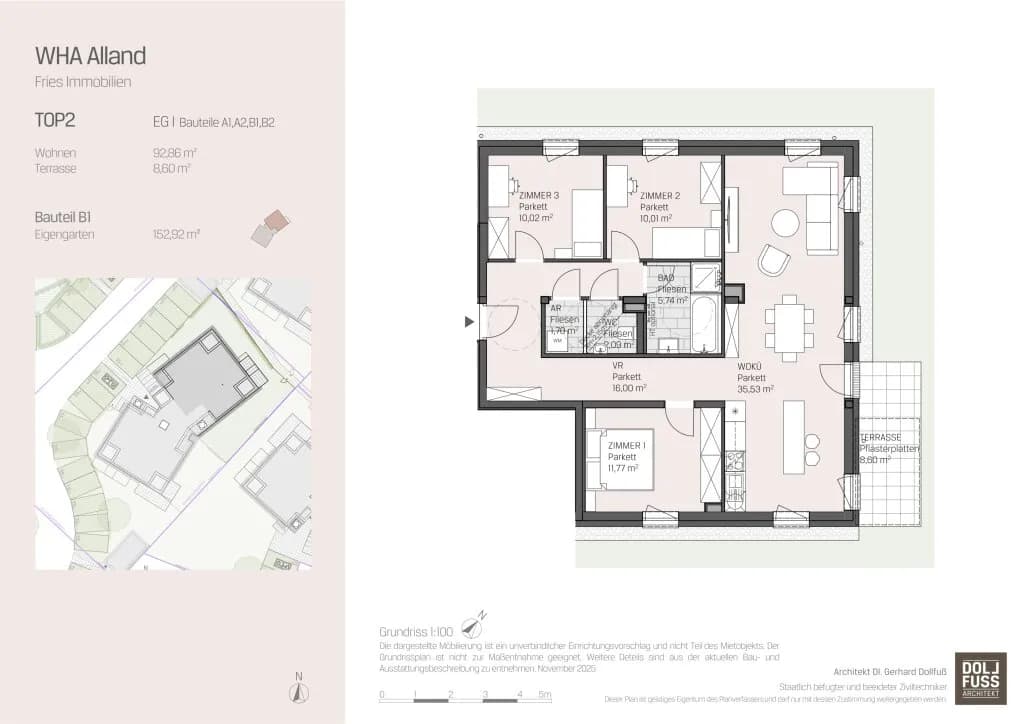 4-Zimmer-Wohnung mieten in Baden – 92,86 m², € 1.599 – Bild 10 von 10