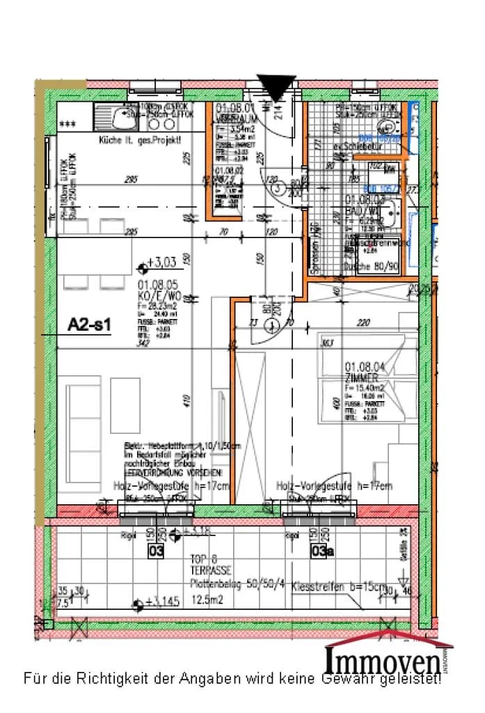 2-Zimmer-Wohnung mieten in Graz – 53 m², € 722 – Bild 13 von 13