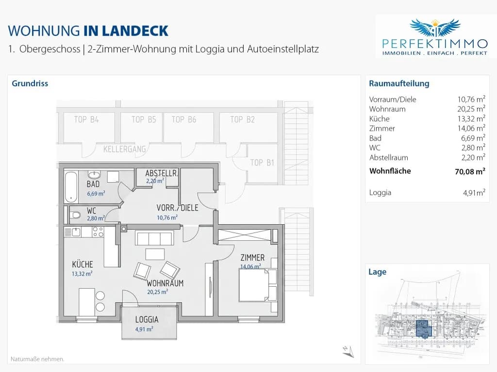 2-Zimmer-Wohnung kaufen in Landeck – 70,08 m², € 210.000 – Bild 12 von 12