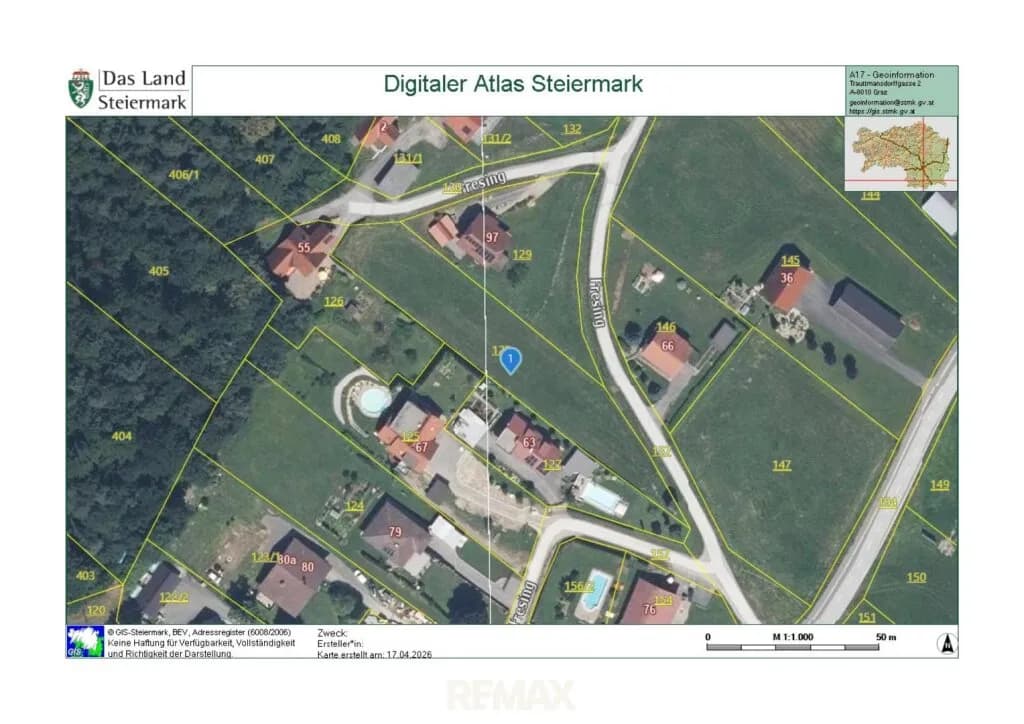 Grundstück kaufen in Leibnitz – 2 048 m², € 99.500 – Bild 3 von 3