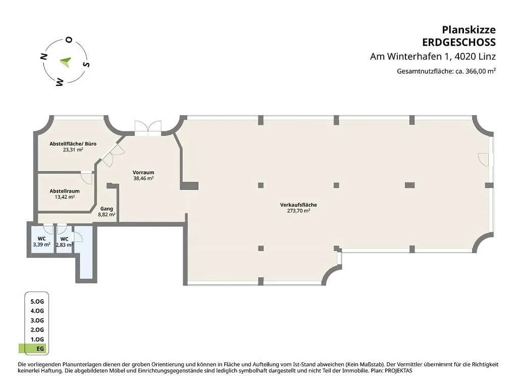 Gewerbeimmobilie mieten in Linz – 366 m², € 4.402 – Bild 13 von 13