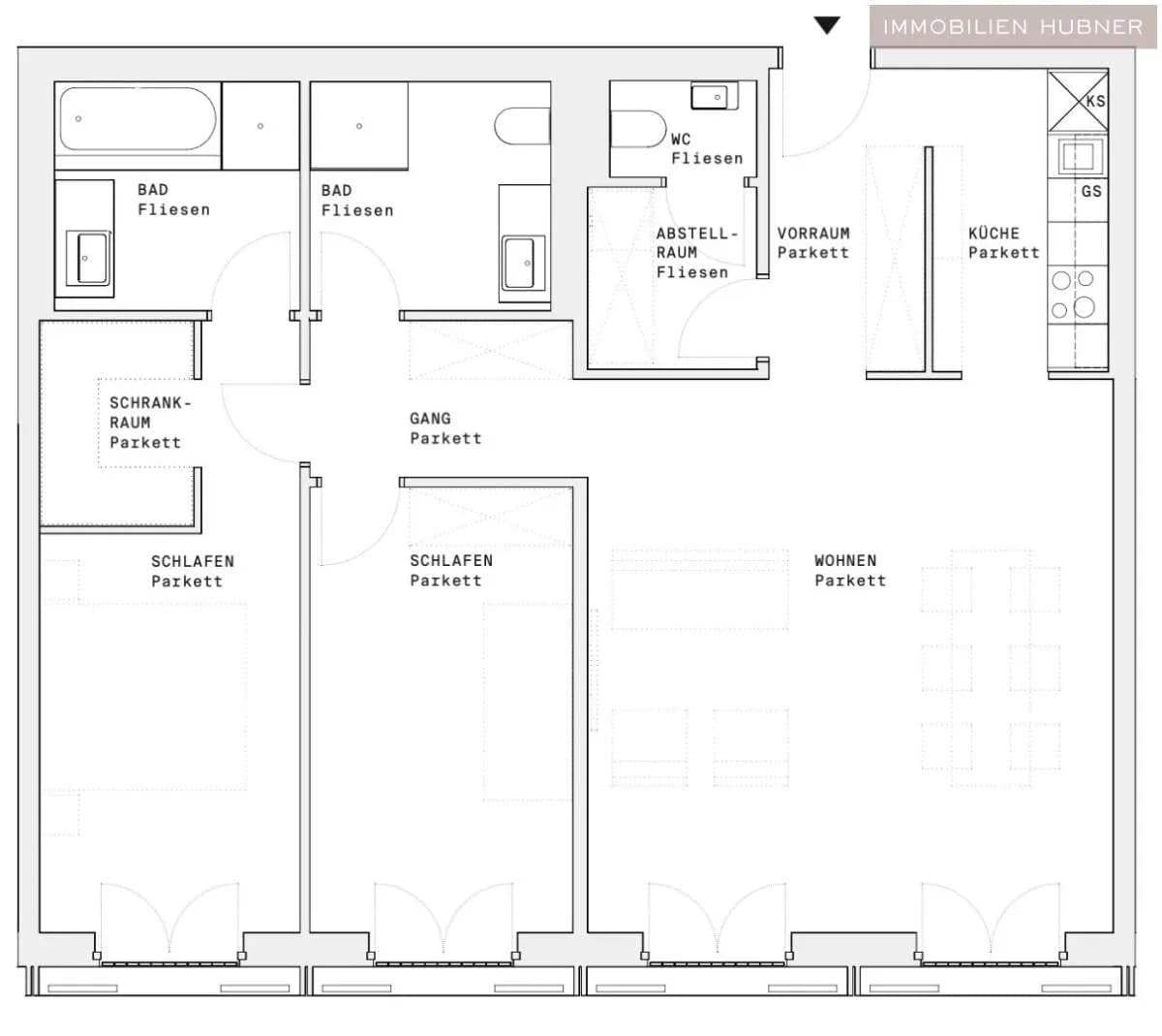 3-Zimmer-Wohnung mieten in Wien – 92 m², € 2.270 – Bild 15 von 17