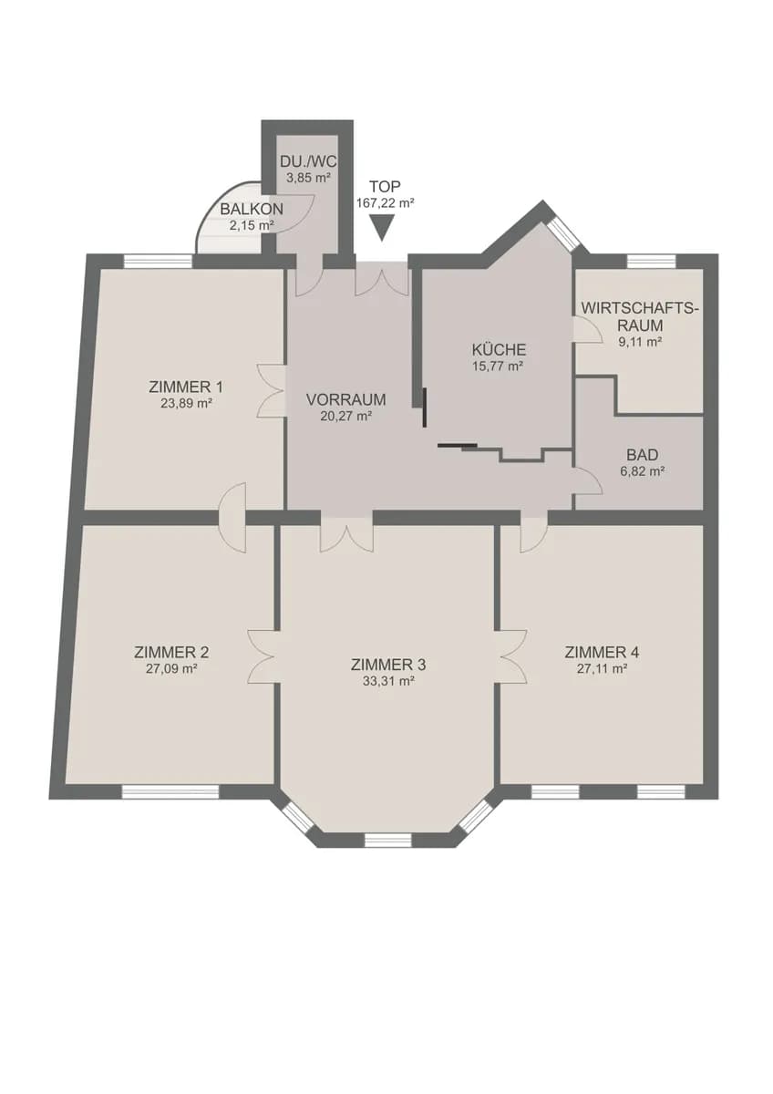 4-Zimmer-Wohnung kaufen in Wien – 167,22 m², € 1.545.000 – Bild 14 von 15