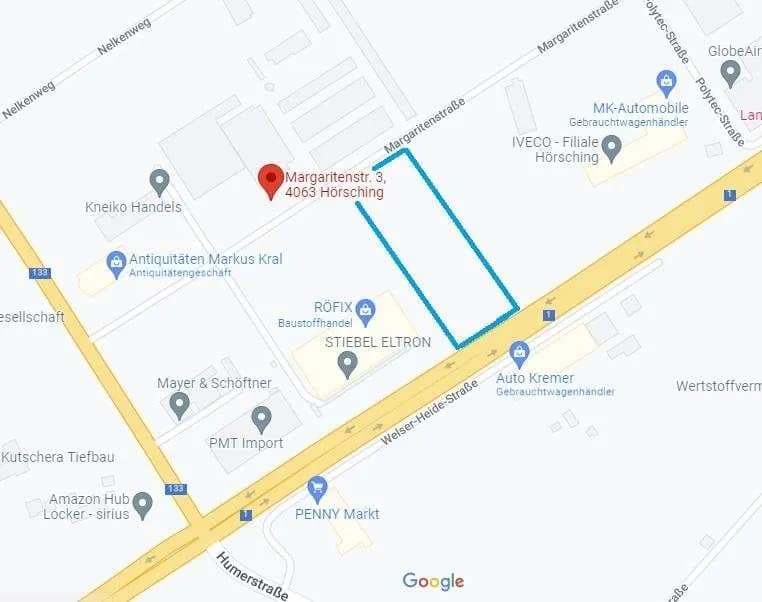 Grundstück mieten in Linz Land – 9 515 m², € 11.418 – Bild 2 von 6