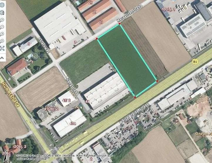 Grundstück mieten in Linz Land – 9 515 m², € 11.418 – Bild 4 von 6