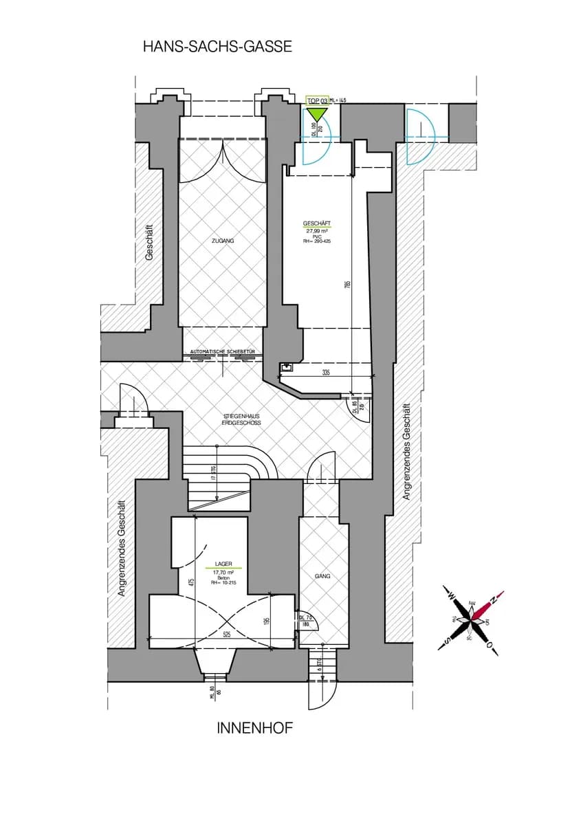 2-Zimmer-Immobilie mieten in Graz – 45,91 m², € 1.431 – Bild 2 von 4
