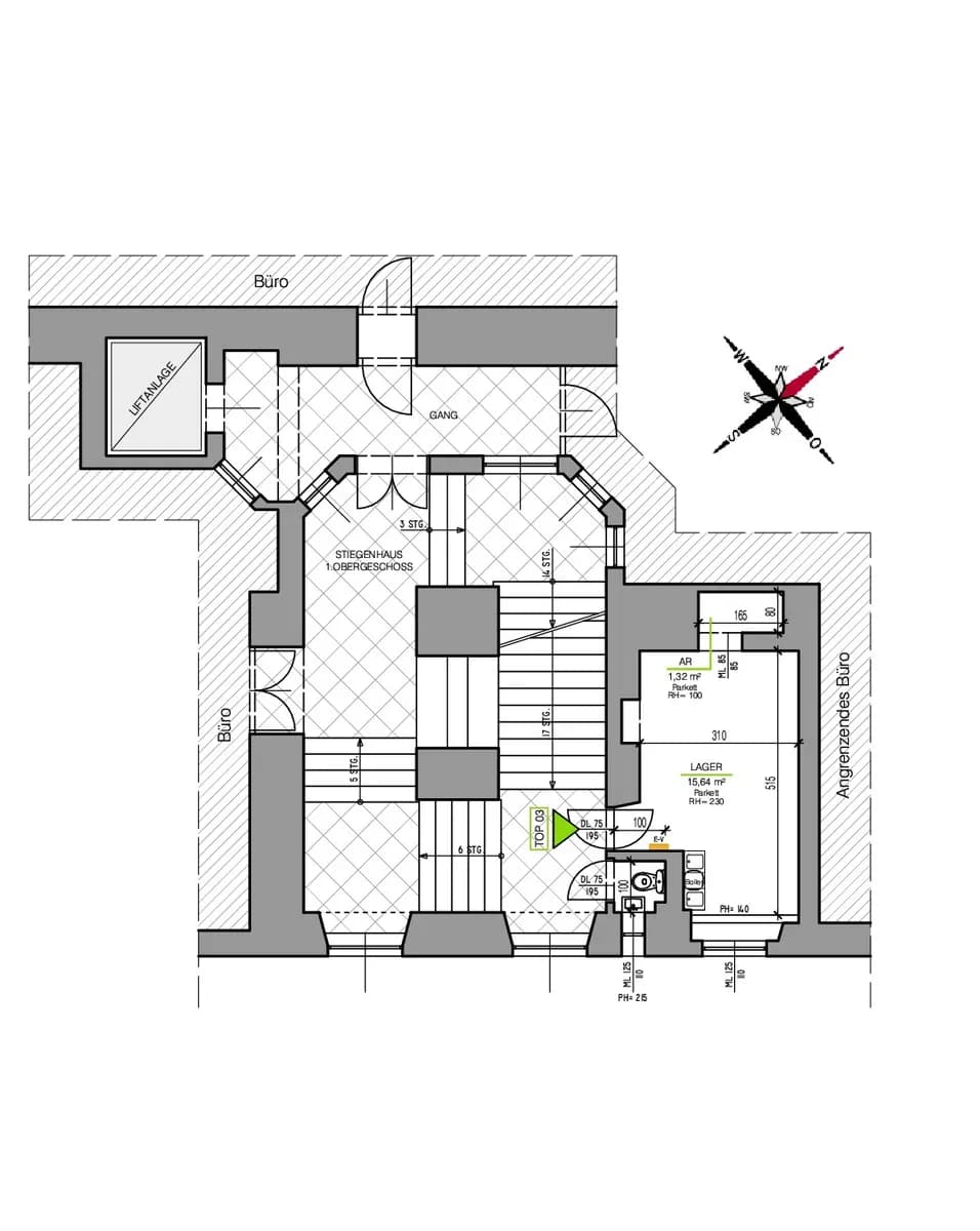 2-Zimmer-Immobilie mieten in Graz – 45,91 m², € 1.431 – Bild 3 von 4
