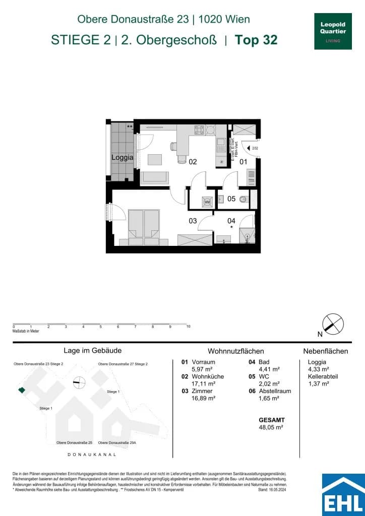 2-Zimmer-Wohnung kaufen in Wien – 48,05 m², € 479.000 – Bild 38 von 38