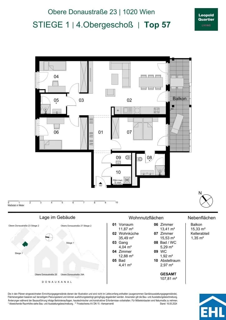 4-Zimmer-Wohnung kaufen in Wien – 107,81 m², € 1.121.000 – Bild 47 von 47