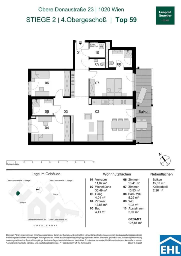 4-Zimmer-Wohnung kaufen in Wien – 107,81 m², € 1.171.000 – Bild 46 von 47