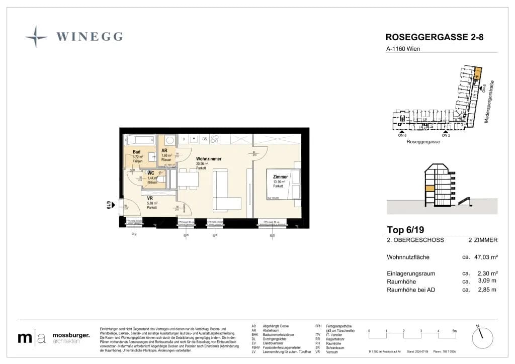 Immobilie kaufen in Wien – 47,1 m², € 277.200 – Bild 8 von 8
