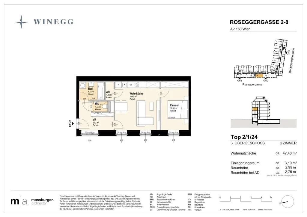 Immobilie kaufen in Wien – 47,4 m², € 298.900 – Bild 8 von 8