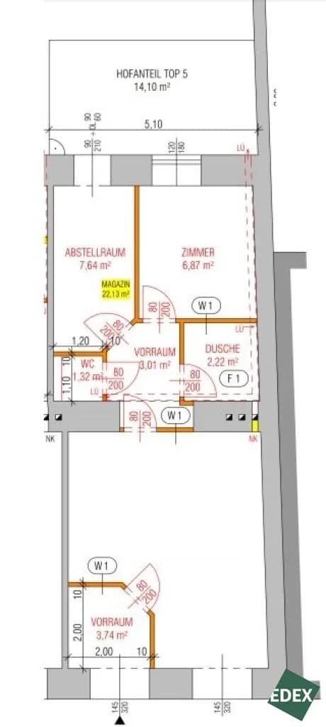 Wohnung kaufen in Wien – 48,34 m², € 198.900 – Bild 9 von 9