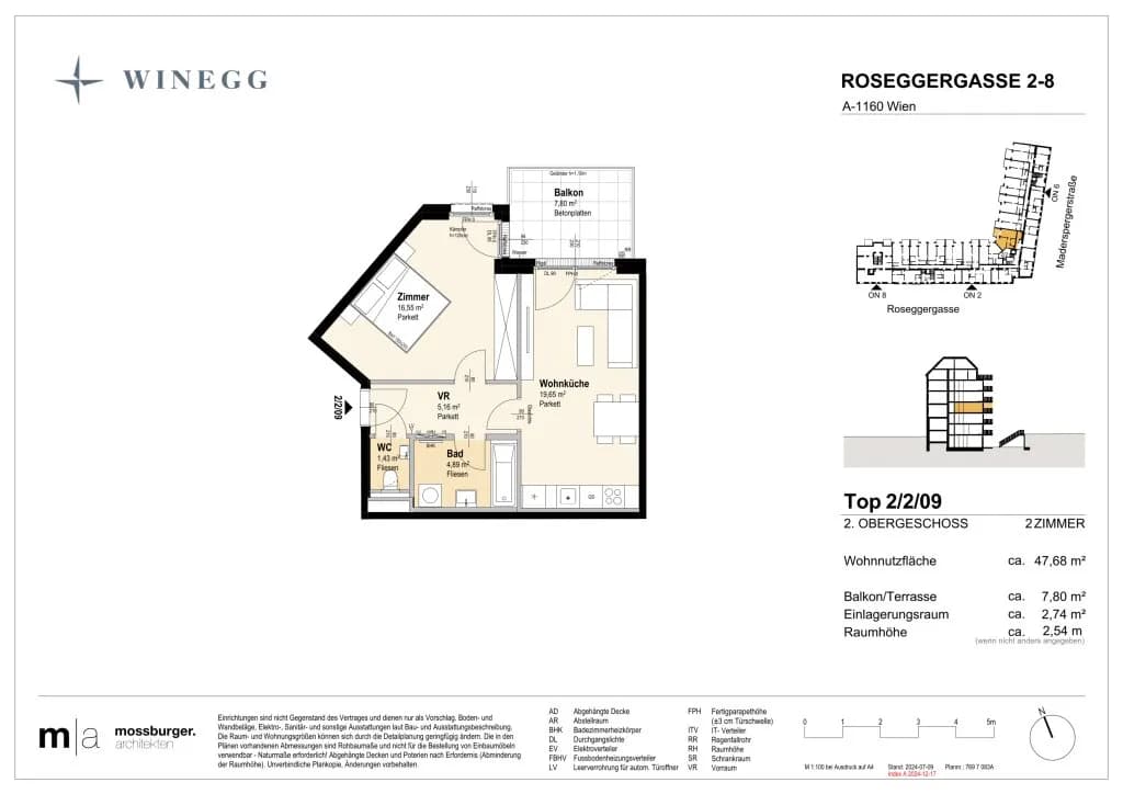 Immobilie kaufen in Wien – 47,68 m², € 307.900 – Bild 9 von 9