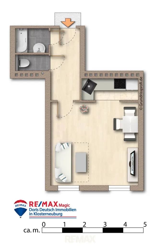 1-Zimmer-Wohnung kaufen in Wien – 32 m², € 185.000 – Bild 7 von 7