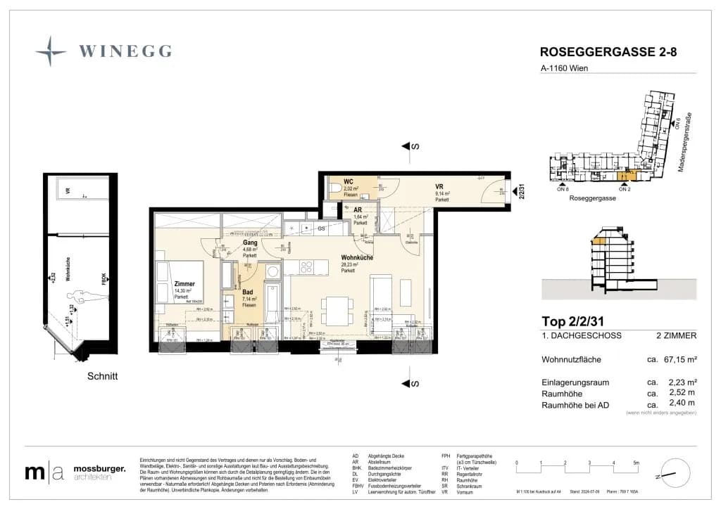 Immobilie kaufen in Wien – 67,2 m², € 464.000 – Bild 12 von 12