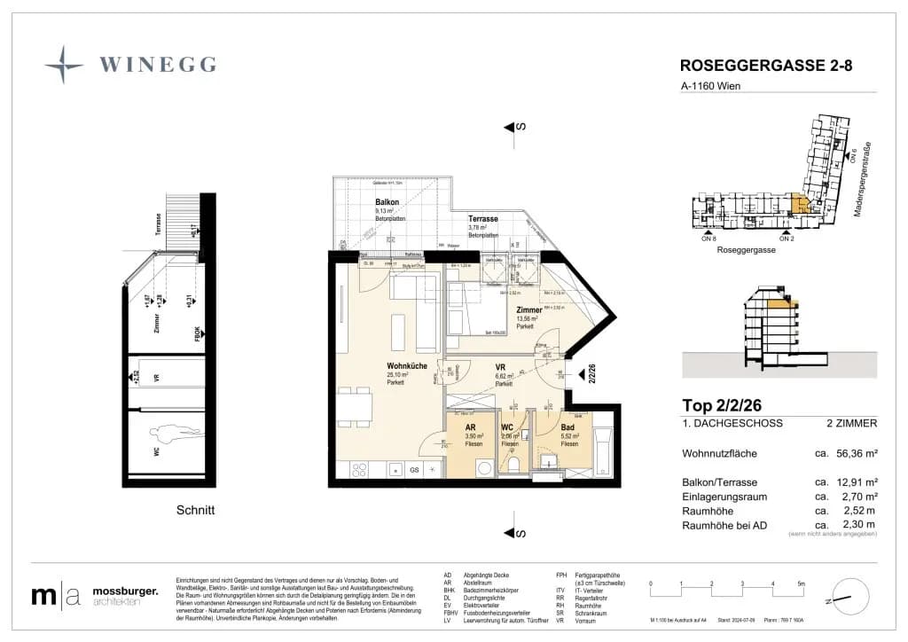 Immobilie kaufen in Wien – 56,3 m², € 428.200 – Bild 12 von 12