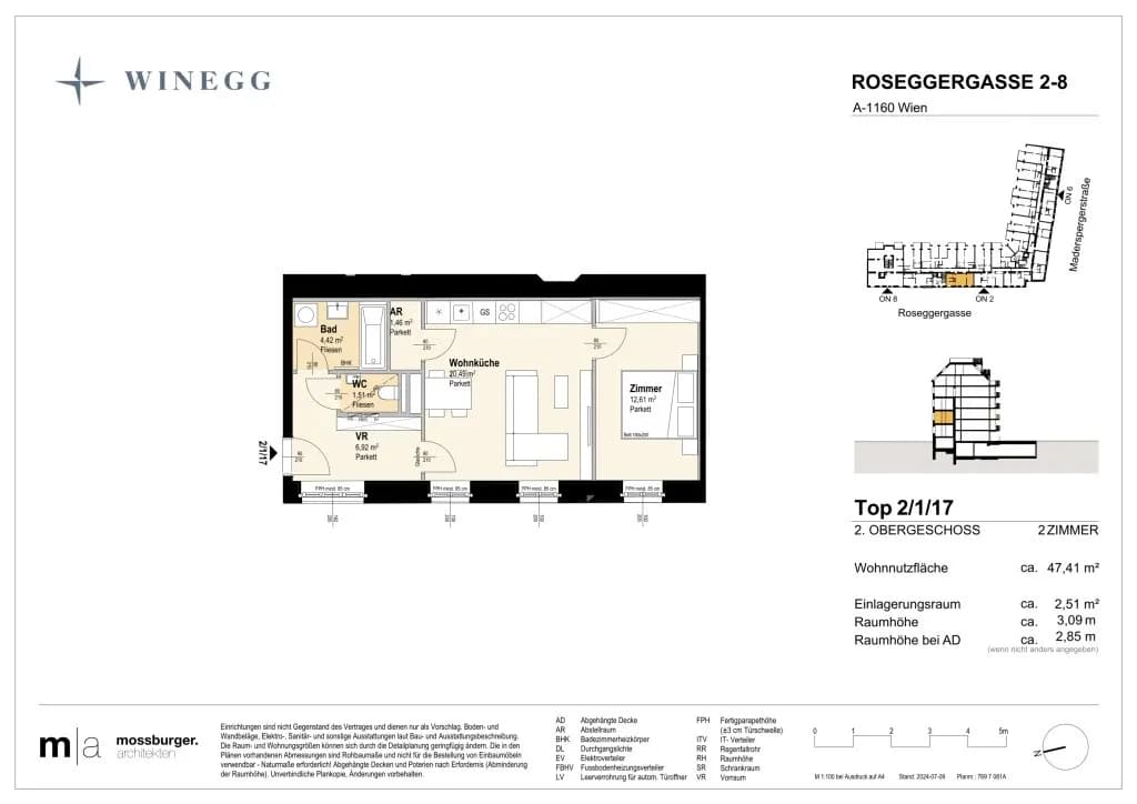 Immobilie kaufen in Wien – 47,37 m², € 284.300 – Bild 9 von 9