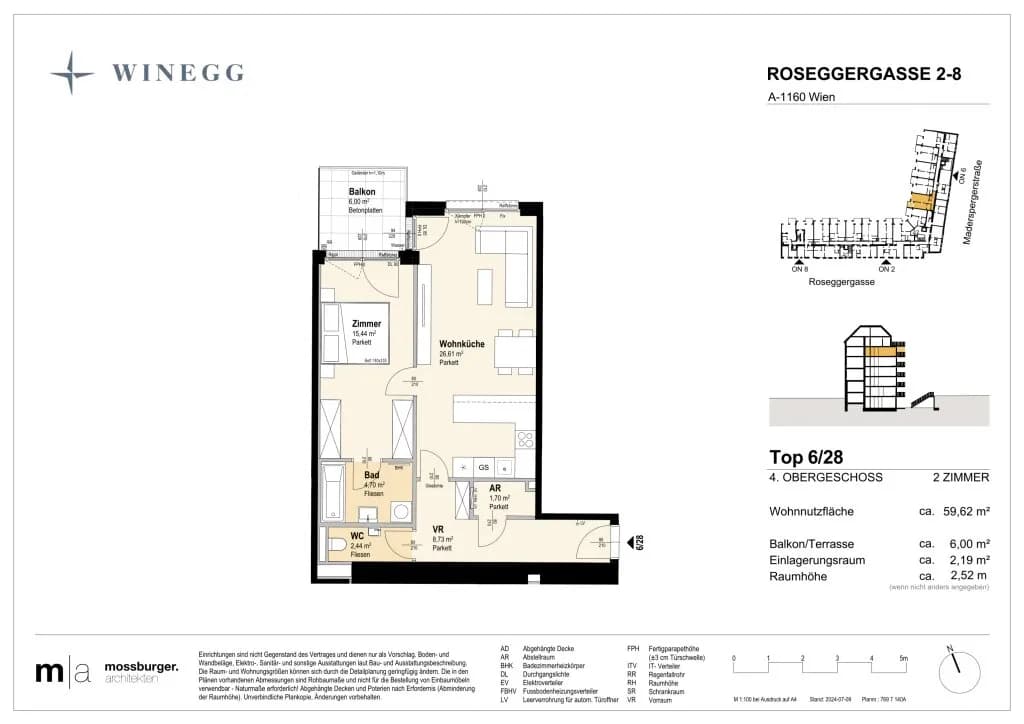Immobilie kaufen in Wien – 59,7 m², € 381.900 – Bild 11 von 11