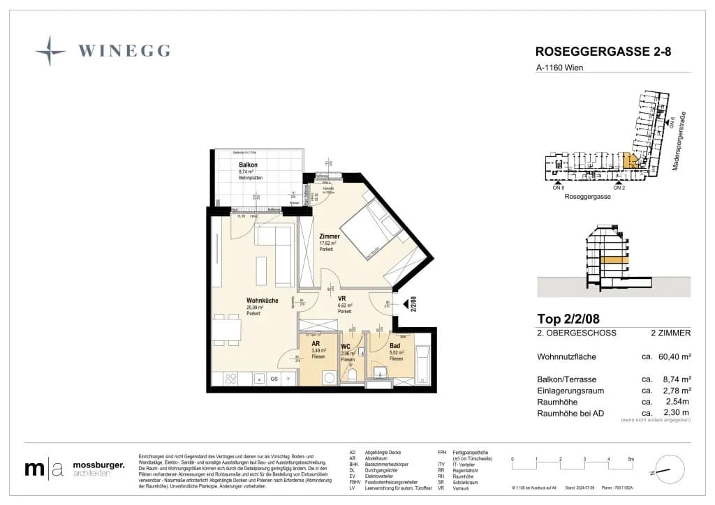 Immobilie kaufen in Wien – 60,4 m², € 338.200 – Bild 8 von 8