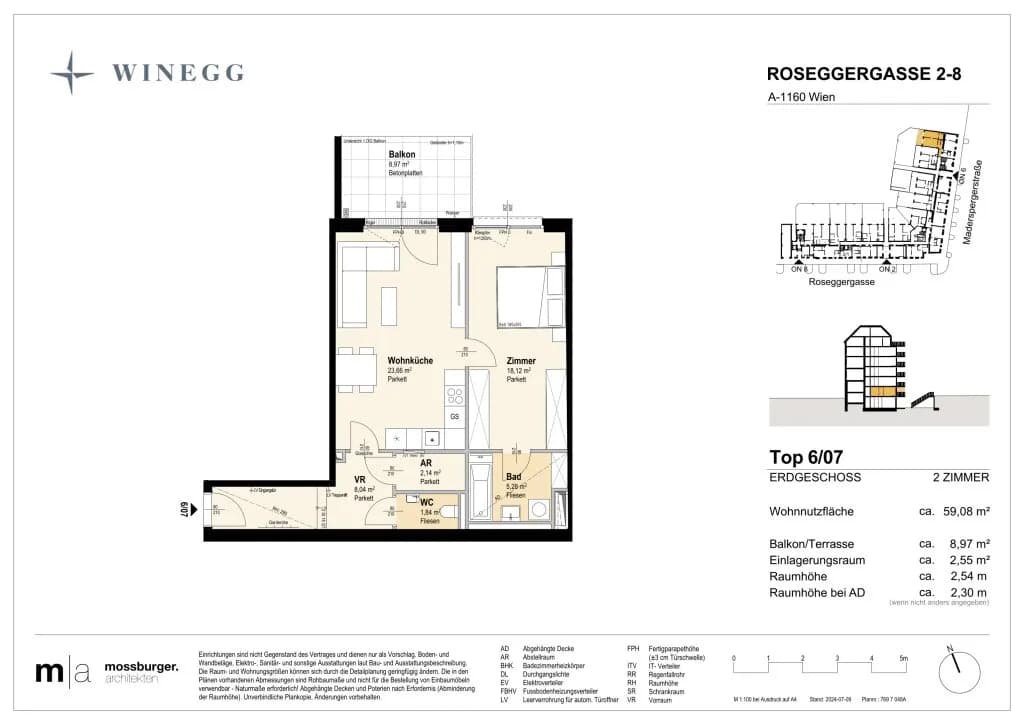 Immobilie kaufen in Wien – 59,08 m², € 320.800 – Bild 10 von 10