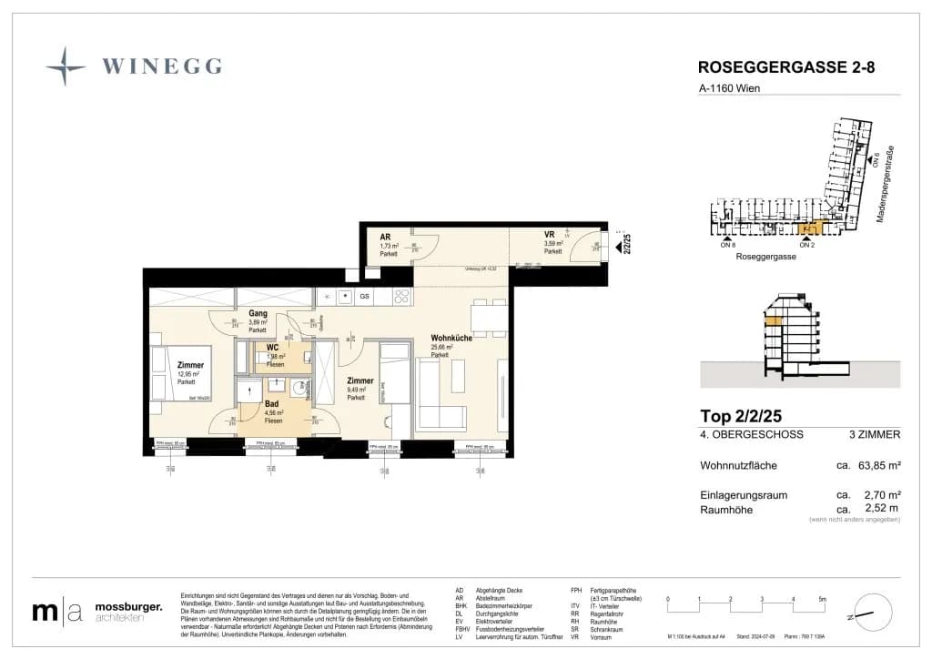 3-Zimmer-Wohnung kaufen in Wien – 64,13 m², € 399.000 – Bild 8 von 10