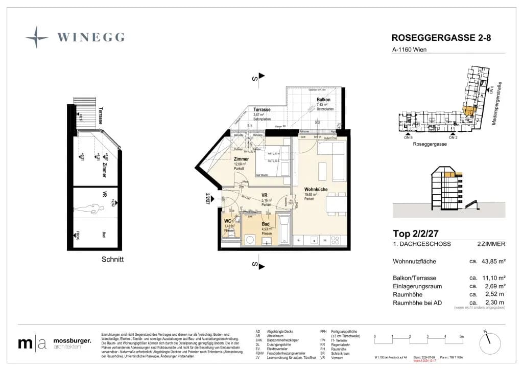 2-Zimmer-Wohnung kaufen in Wien – 43,85 m², € 369.900 – Bild 12 von 12